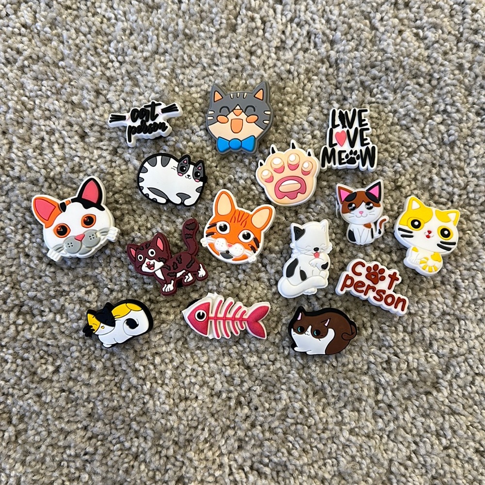 Cat Shoe Charms (Croc Jibbitz)